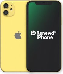 Renewd/uuendatud nutitelefon Apple iPhone 11 Yellow 64GB RND-P14364 hind ja info | Mobiiltelefonid | kaup24.ee