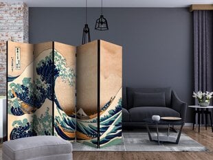 Ruumijaotur - Hokusai: The Great Wave off Kanagawa (Reproduction) II [Room Dividers] hind ja info | Sirmid ja vaheseinad | kaup24.ee