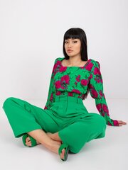 Naise rohelised elegantsed püksid hind ja info | Naiste püksid | kaup24.ee