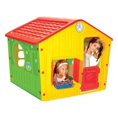 Plastikust mängumaja Buddy Toys Village, kollane/roheline hind ja info | Laste mängumajad | kaup24.ee