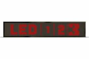 Led ekraan, 160 x 16 cm, dioodid punased, väljas hind ja info | Valgustahvlid | kaup24.ee