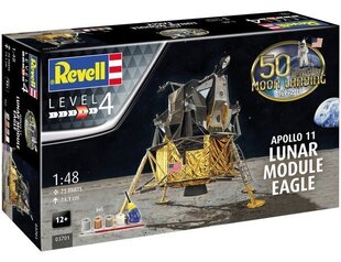 Revell - Apollo 11 Lunar Module Eagle Model Set, 1/48, 03701 hind ja info | Kokkupandavad mänguasjad | kaup24.ee