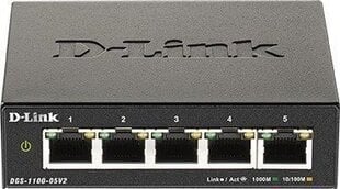 Kommutaator D-Link DGS-1100-05V2 hind ja info | Lülitid (Switch) | kaup24.ee
