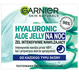 Geeljas öökreem Garnier Skin Naturals Hyaluronic Aloe Jelly, 50 ml hind ja info | Näokreemid | kaup24.ee