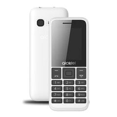 Mobiiltelefon Alcatel 1068D 1,8" Valge hind ja info | Mobiiltelefonid | kaup24.ee