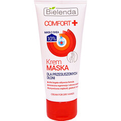 Niisutav kätekreem-mask kuivale nahale Bielenda Comfort+ 75 ml hind ja info | Kehakreemid, losjoonid | kaup24.ee