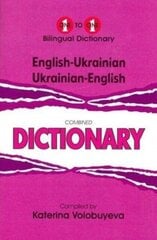 English-Ukrainian & Ukrainian-English One-to-One Dictionary hind ja info | Entsüklopeediad, teatmeteosed | kaup24.ee