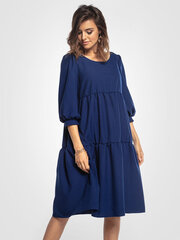 Платье с широкими рукавами Tessita T352, синий цена и информация | Платья | kaup24.ee