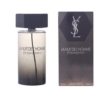 Tualettvesi Yves Saint Laurent La Nuit de L'Homme EDT meestele 200 ml hind ja info | Meeste parfüümid | kaup24.ee