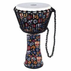 Meinl Percussion 10&quot; Rope Tuned Travel Series Djembes, Synthetic Head (Patented), Day Of The Dead hind ja info | Löökriistad | kaup24.ee