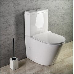 WC-pott Sapho Paco Rimless slim aeglaselt sulguva kaanega hind ja info | WС-potid | kaup24.ee