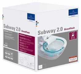 WC-pott Villeroy & Boch Subway 2.0 DirectFlush aeglaselt sulguva kaanega hind ja info | WС-potid | kaup24.ee