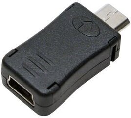 Adapter LogiLink Mini USB - Micro USB hind ja info | USB jagajad, adapterid | kaup24.ee