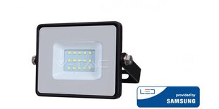 10W LED prožektor V-TAC, 3000K must, LED SAMSUNG diood hind ja info | Aia- ja õuevalgustid | kaup24.ee