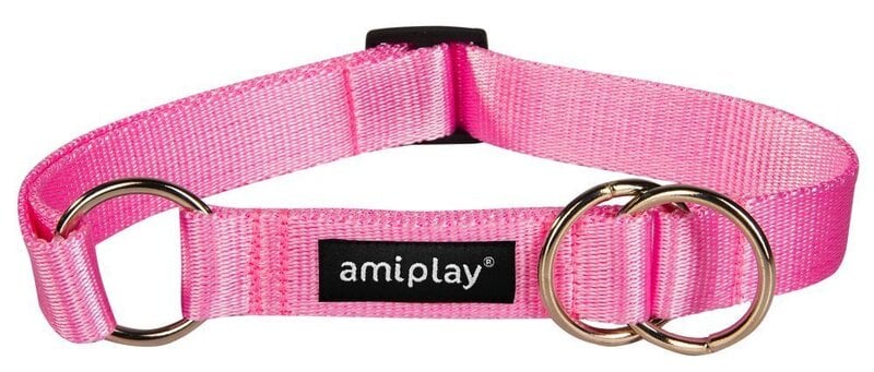 Poolpoov kaelarihm Amiplay Basic, XL, roosa hind ja info | Kaelarihmad ja traksid koertele | kaup24.ee