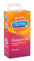 Kondoomid "Pleasure Me" Durex, 10 tk hind ja info | Kondoomid | kaup24.ee