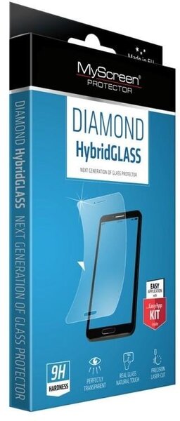 Kaitseklaas MyScreen Diamond Hybrid, sobib Lenovo K6 Note hind ja info | Ekraani kaitsekiled | kaup24.ee