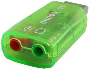 Sound card USB-Jack(3,5mm) 2x, M/F hind ja info | Helikaardid | kaup24.ee