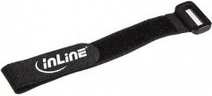 InLine Cable Strips 20x200mm 10 pcs, Black (59945F) hind ja info | Komponentide tarvikud | kaup24.ee