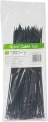 Techly Nylon Clamps 100 x 2.5mm 100 pcs, Black (306356) hind ja info | Komponentide tarvikud | kaup24.ee