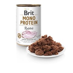 BRIT Care konserveeritud monoproteiin küülikuga, 400 g hind ja info | Konservid koertele | kaup24.ee