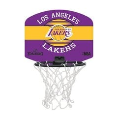 Minikorvpallilaud Spalding NBA Los Angeles Lakers 77-656Z hind ja info | Korvpallilauad | kaup24.ee