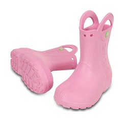 Laste kummikud Crocs Kids' Handle It Rain Boot, Carnation hind ja info | Laste kummikud | kaup24.ee