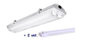 LED toruvalgusti korpus T8 LED lampidega hind ja info | Laelambid | kaup24.ee