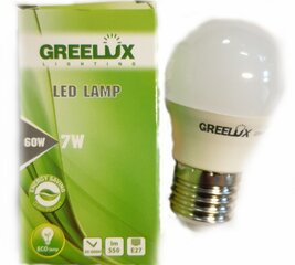 LED pirn P45 7W E27 4000K 220-240V Greelux hind ja info | Lambipirnid, lambid | kaup24.ee