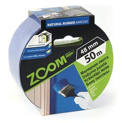 ZOOM professionaalne maalriteip 48 mm x 50 m, sinine hind ja info | Värvimistööriistad | kaup24.ee