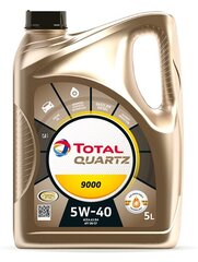 Mootoriõli TOTAL Quartz 9000 5W-40 5l hind ja info | Mootoriõlid | kaup24.ee