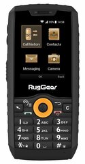 Mobiiltelefon RugGear RG150, Dual SIM, Must hind ja info | Mobiiltelefonid | kaup24.ee