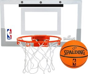 Mini korvilaud ja korvpall Spalding, NBA Slam Jam hind ja info | Korvpallilauad | kaup24.ee