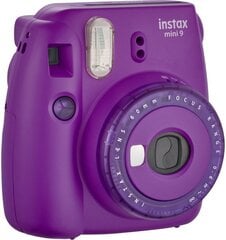 Kiirpildikaamera Fujifilm Instax Mini 9 + Instax Mini Glossy (10tk) , Purple hind ja info | Kiirpildikaamerad | kaup24.ee
