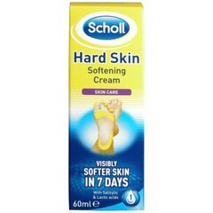 Kannanahka pehmendav kreem Scholl Hard Skin Softening 60 ml hind ja info | Kehakreemid, losjoonid | kaup24.ee