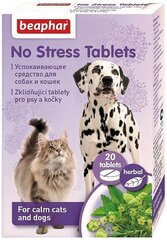 Rahustavad tabletid koertele Beaphar No Stress, 20 tk hind ja info | Toidulisandid ja parasiitide vastased tooted | kaup24.ee