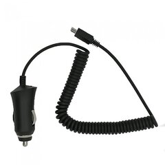 Laadija HQ Premium Car charger 1A + micro USB cable, must hind ja info | Mobiiltelefonide laadijad | kaup24.ee