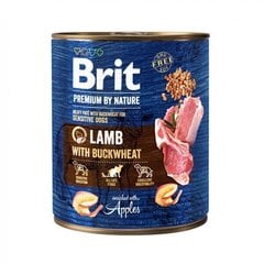 Konserv koertele Brit Premium by Nature Lamb with Buckwheat 800g hind ja info | Konservid koertele | kaup24.ee