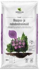 Okaspuu- ja rododendronimuld „Kekkila” 40 L hind ja info | Muld, turvas, kompost | kaup24.ee
