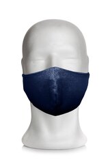Korduvkasutatav kahekihiline mask, sinine, 10 tk hind ja info | Esmaabi | kaup24.ee