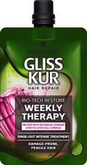 Juuksemask Schwarzkopf Gliss Kur Bio-Tech Restore 50 ml hind ja info | Maskid, õlid, seerumid | kaup24.ee