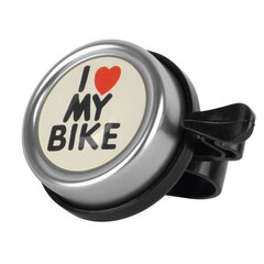 Jalgrattakell Dresco I Love my Bike hind ja info | Rattakellad | kaup24.ee