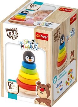 Puidust mänguasjad Trefl "Pingviin Edwin" hind ja info | Imikute mänguasjad | kaup24.ee