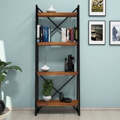 Eraldiseisev riiul Kalune Design Alaro Ladder, pruun/must hind ja info | Riiulid | kaup24.ee