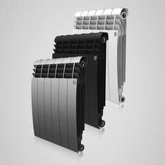 Radiaator Bimetall Biliner 500/12 ribi, Alumiinium + teras hind ja info | Keskkütteradiaatorid, konvektorid | kaup24.ee