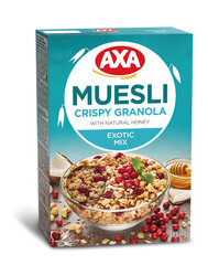 Müsli AXA Exotic Mix 375g hind ja info | Hommikuhelbed | kaup24.ee