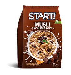Start Šokolaadimüsli meega 375g hind ja info | Hommikuhelbed | kaup24.ee