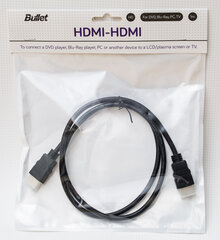 Kaabel HDMI-HDMI, 1 m. hind ja info | Kaablid ja juhtmed | kaup24.ee