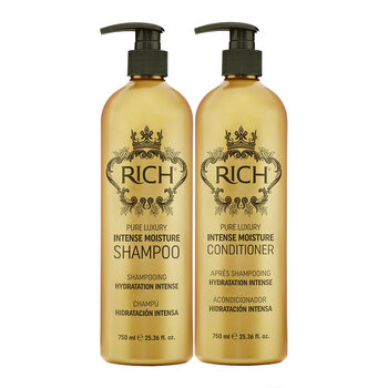 Intensiivselt niisutav šampoon RICH Intense Moisture Shampoo 750 ml + Intensiivselt niisutav palsam, RICH Intense Moisture Conditioner 750 ml hind ja info | Šampoonid | kaup24.ee