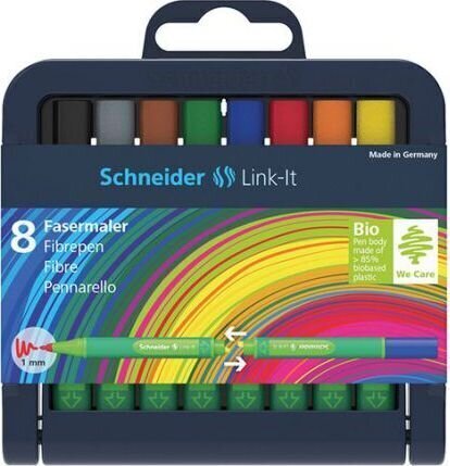 Viltpliiatsite komplekt Schneider Link-It 1 mm x 8 tk hind ja info | Kirjutusvahendid | kaup24.ee